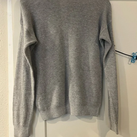 Prana Gray Knit Sweater Womens Small - Picture 6 of 7